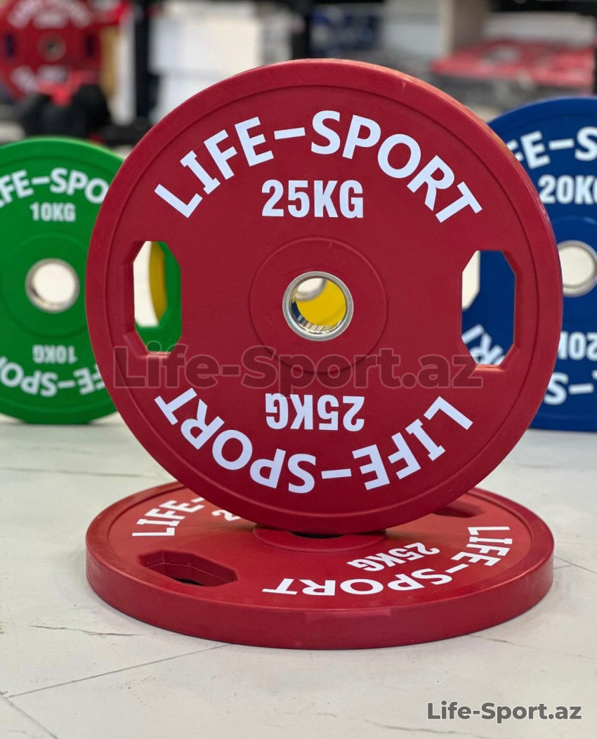 Life Sport hand grip çəki daşı 25 kg